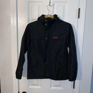 Gap Windbreaker Jacket Boys Size L Hooded Fleece Lined